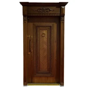 درب ضد سرقت کد 6010 cnc روکش گردو 7010